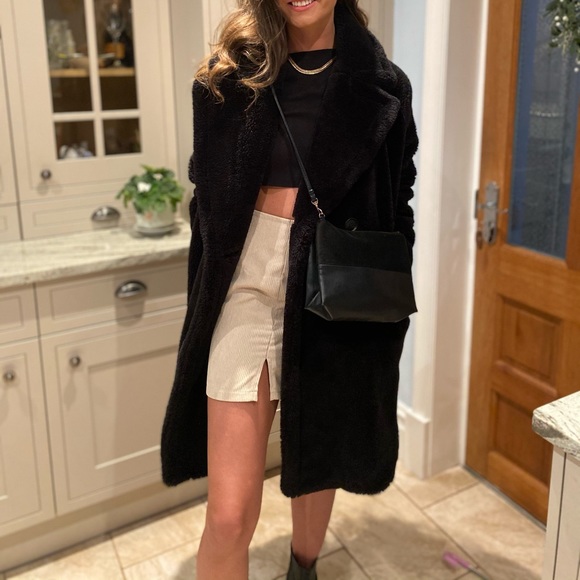 2 corduroy mini skirts with side split - Picture 4 of 4